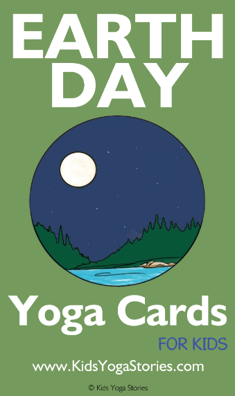 Earth Day Yoga cards for Kids | Kids Yoga Stories