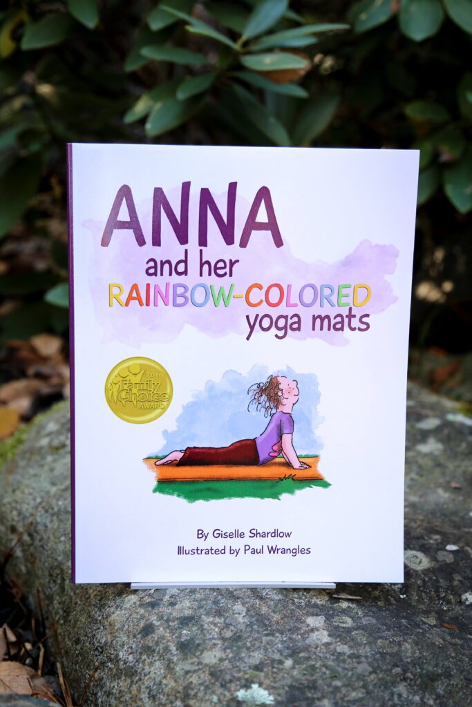 Anna & her Rainbow-colored yoga mats | Kids Yoga Stories