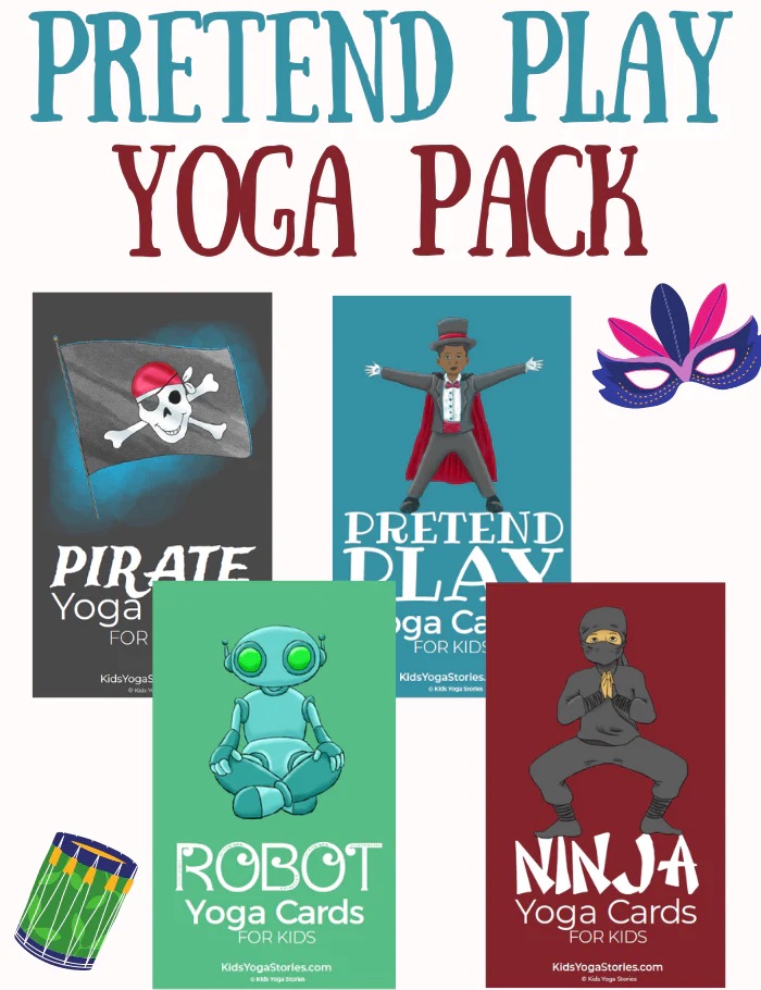 Pretend Play Yoga Cards Pack | Kids Yoga Stories