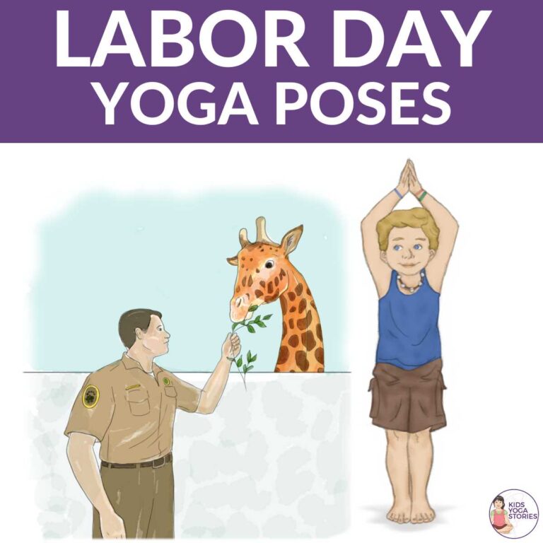 Labor Day Yoga Poses for Kids: Inspired by Occupations