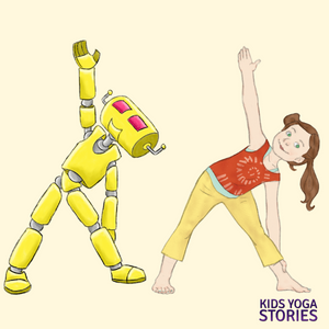 Robot triangle Pose | Kids Yoga Stories