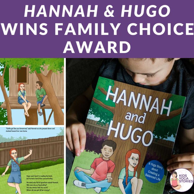Kids Yoga Stories Celebrates Yoga Book “Hannah & Hugo” Winning a Prestigious Family Choice Award