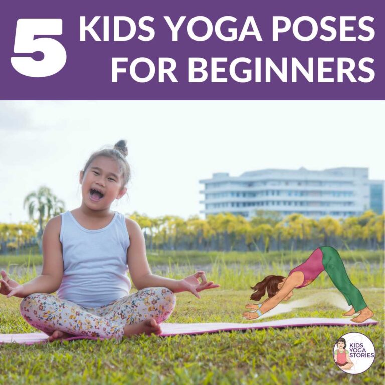 5 Kids Yoga Poses for Beginners: Easy Yoga Moves to Practice at Home, School, or Studio