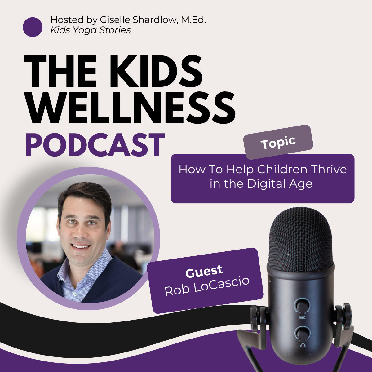Join Giselle Shardlow, founder of Kids Yoga Stories, and Rob LoCascio, founder of KidCo.ai, as they explore the complicated relationship between children and technology. From Rob's journey building a multi-billion-dollar AI company to walking away and creating a safer AI device for children, this conversation dives into addiction, values, balance, creativity, and how we move from screen consumption to meaningful creation. Together, they unpack what it means to raise children in an AI-driven world and how parents and educators can foster healthier, more intentional relationships with technology.