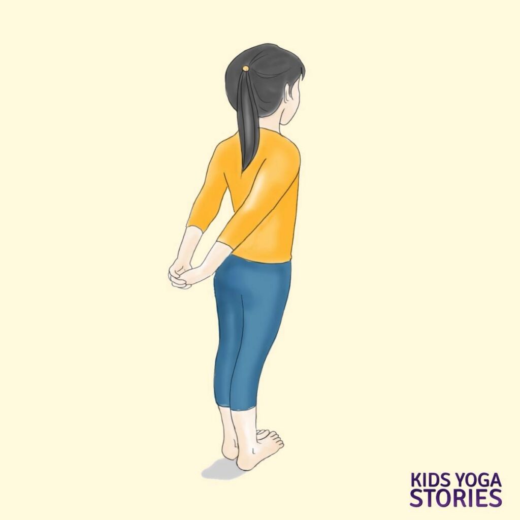 Standing Chest Stretch | Kids Yoga Stories