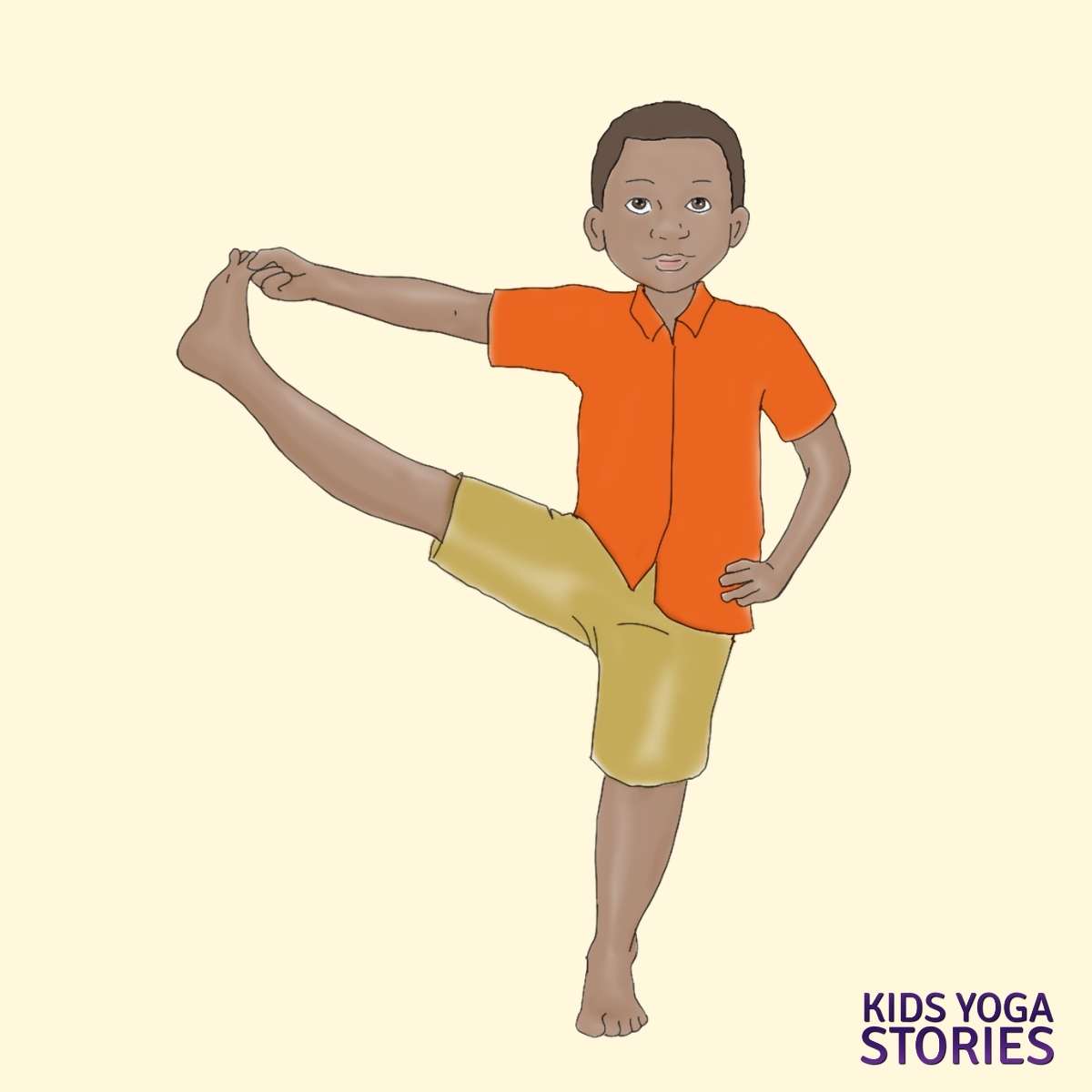 Extended Hand to Big Toe pose | Kids Yoga Stories