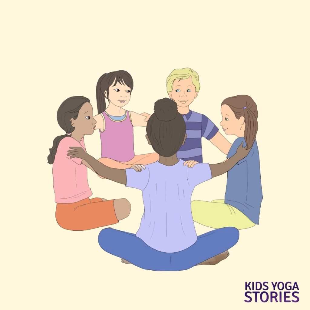 Group Easy Pose | Kids Yoga Stories